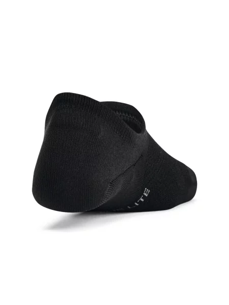 Sportovní ponožky Under Armour Breathe Lite Ultra Low 3P black/black/pitch gray černé