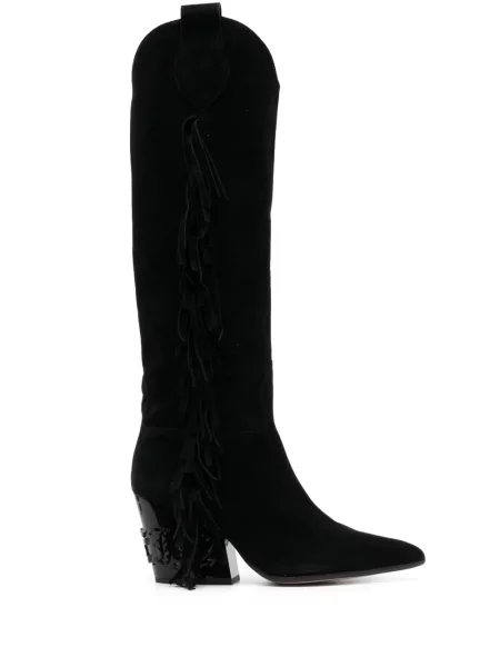 Botine Philipp Plein din piele negru