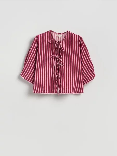 Reserved Смугаста блузка червоний