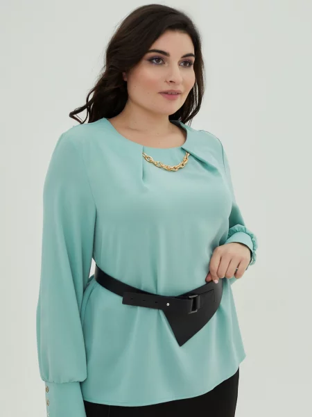 Блуза All Posa м'ятний