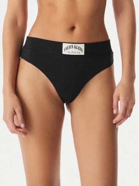 Calvin Klein Underwear Chilot tanga negru