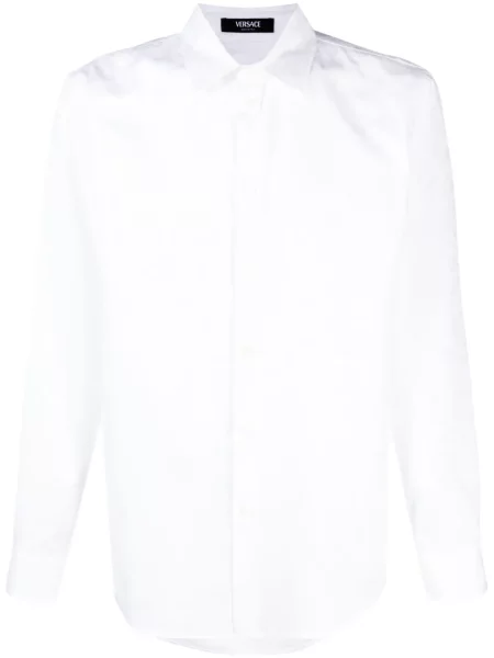 Cămașă Versace din jacard alb