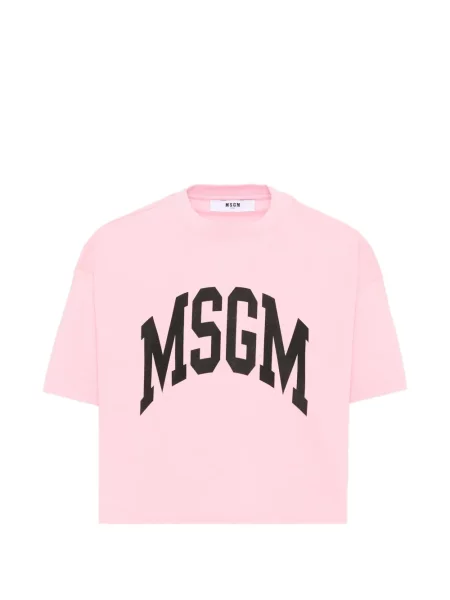 Koszulka dziecięca Msgm różowa