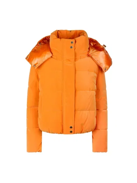 Kurtka bomber Patrizia Pepe pomarańczowy