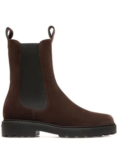 Botine Bally din piele maro