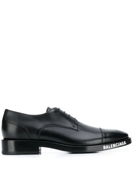Pantofi derby Balenciaga cu imagine negru