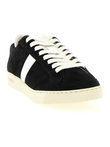 Sneakersy Tom Ford zamszowe czarne