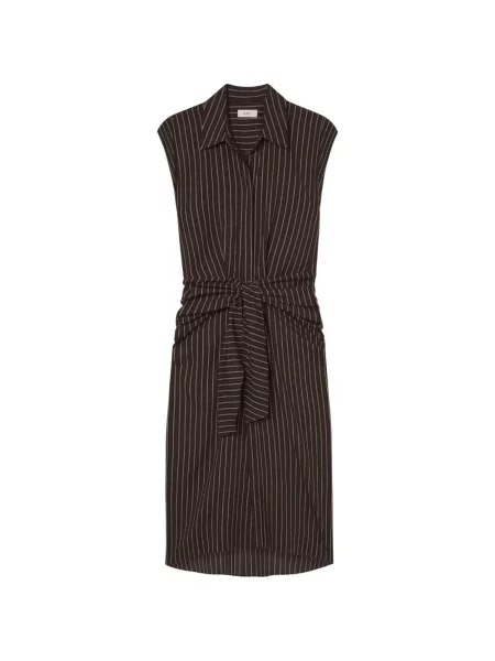 Prugasta odgovarati mini haljina A.l.c. smeđa