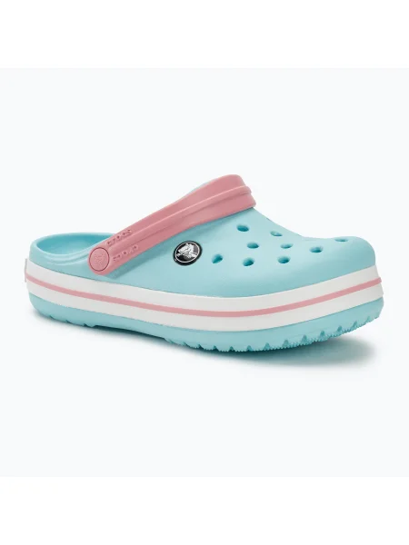 Детски джапанки Crocs Crocband Clog ice blue/white бяло
