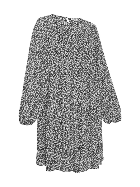 MSCH COPENHAGEN Rochie verde / negru alb