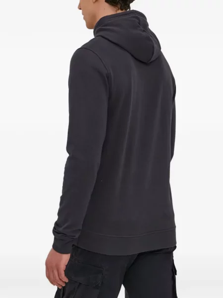 Hanorac cu glugă Helly Hansen cu imagine cu cordon gri