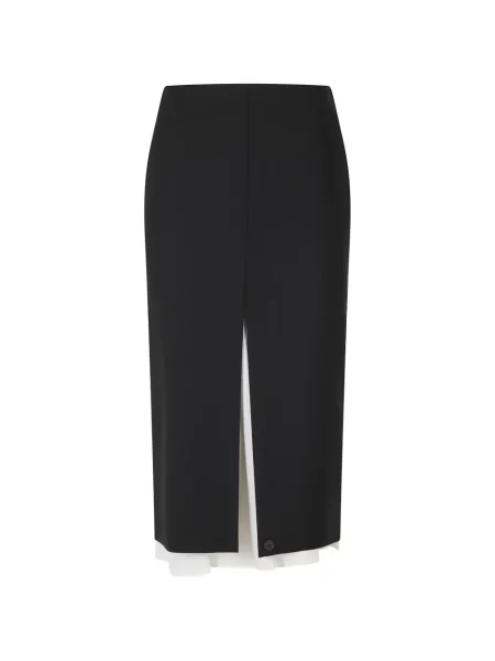 Fustă midi Semicouture negru