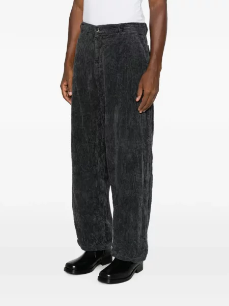 Pantaloni Barena de catifea cord gri