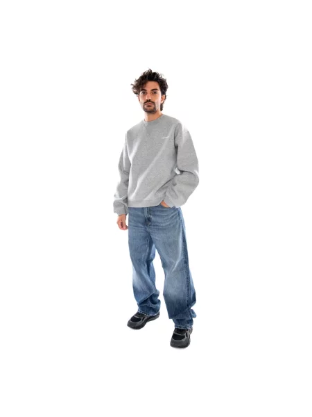 Bluza o kroju relaxed fit z elastycznej mieszanki bawełny Carhartt Work In Progress szara