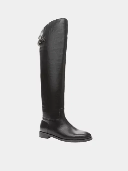 Кожаные сапоги Keddo черные