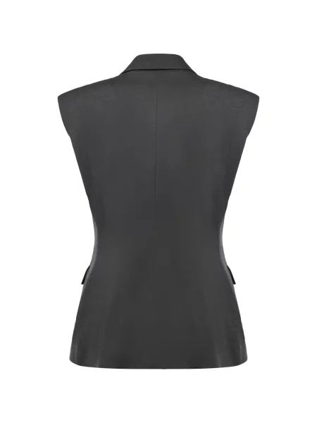 Sacou Pinko fără mâneci gri