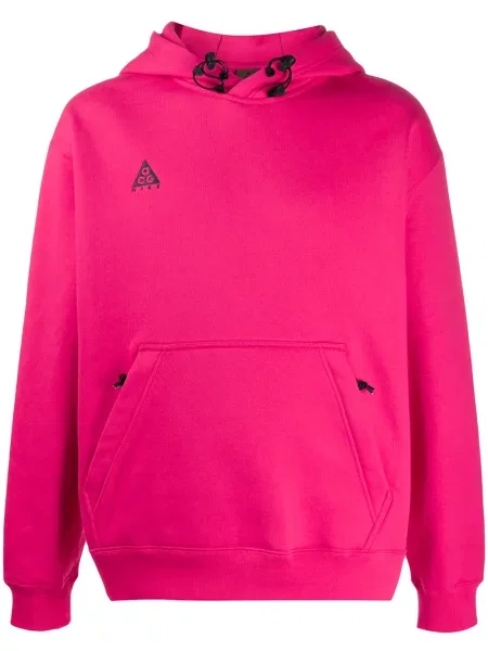 Hanorac cu glugă Nike cu autograf roz