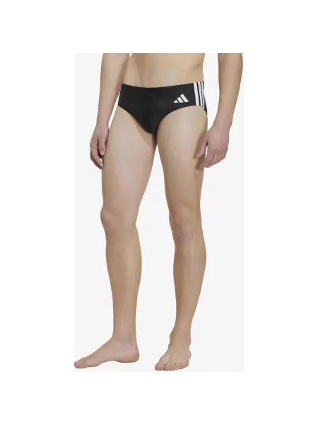 Kąpielówki adidas slip czarny S biały