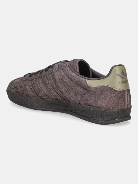 Semišové tenisky adidas Originals Gazelle Indoor hnědá