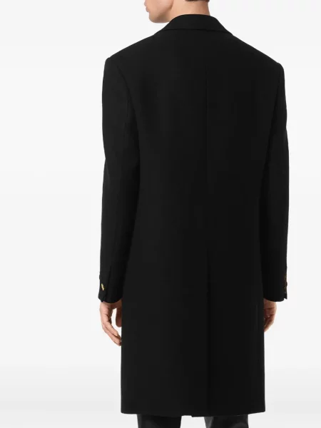 Palton Versace de lână negru