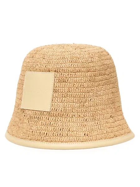 Czapka Jacquemus z logo beżowa