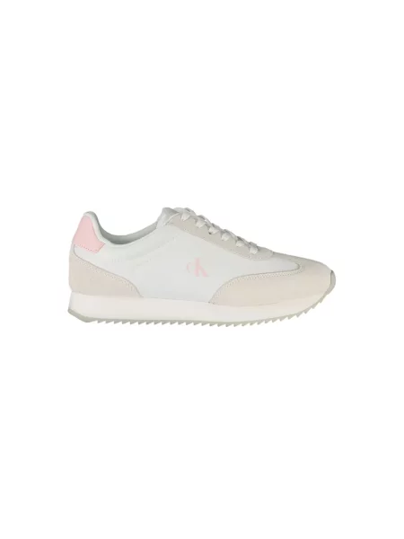 Sneakersy Calvin Klein skórzane białe