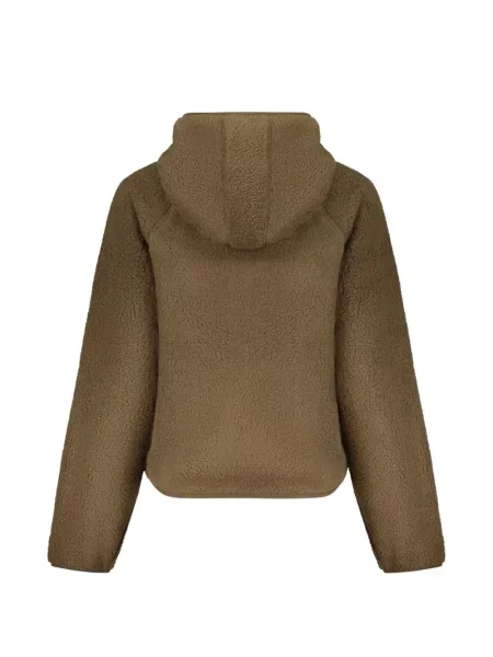 Hanorac cu glugă Guess din fleece maro