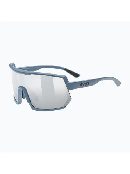 UVEX Sportstyle kő matt/tükör ezüst napszemüveg. Méret: OS kék