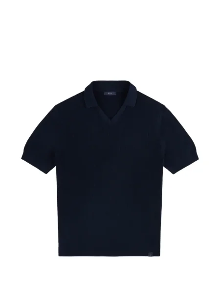 Tricou Fay scurt albastru