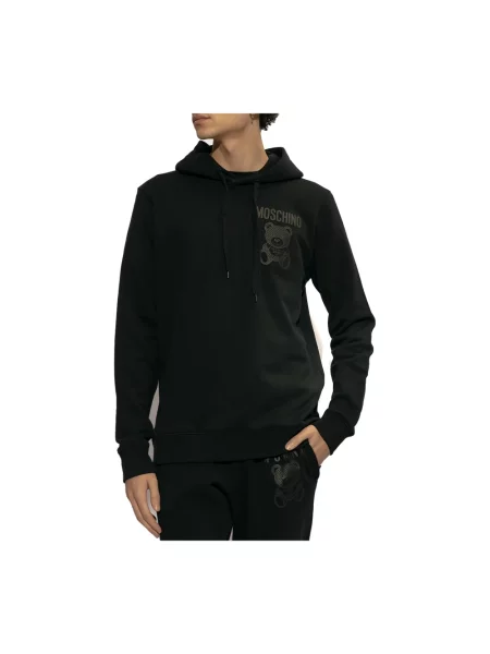 Bluza Moschino z logo czarna
