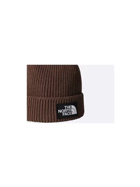 Čiapka The North Face s autogramom hnedá