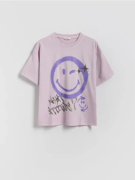 Reserved Tricou SmileyWorld® lavand