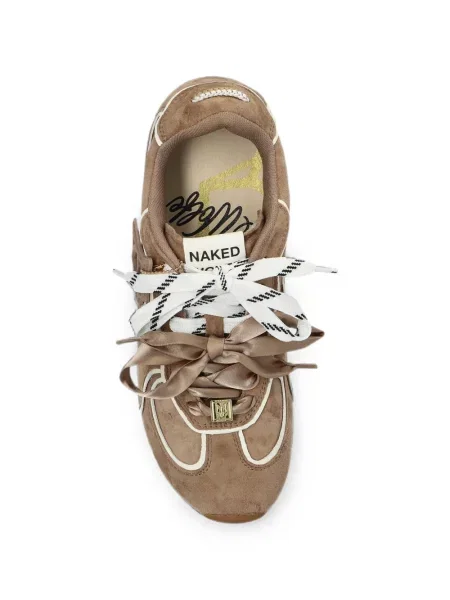 Sneakerși Naked Wolfe maro