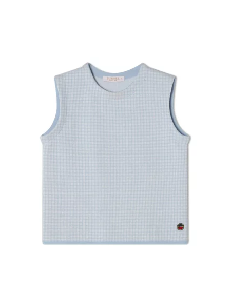 Top Busnel bez rękawów niebieski