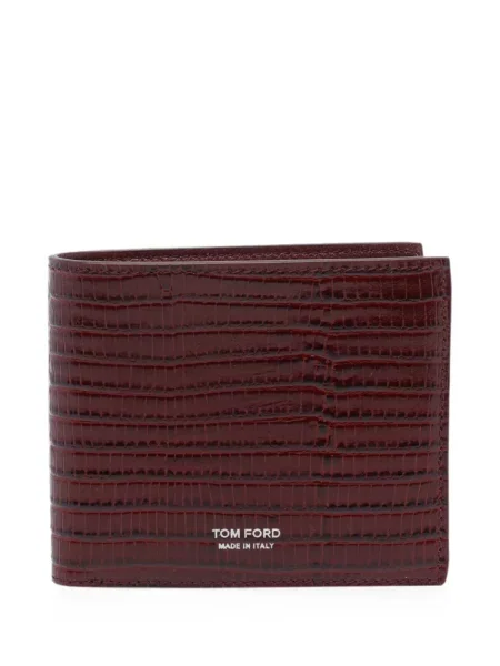 Portofel Tom Ford din piele roșu