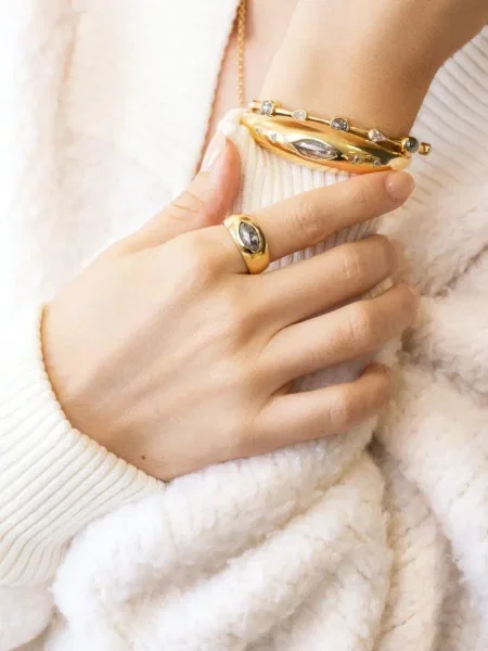 Pierścionek Nimo With Love żółty