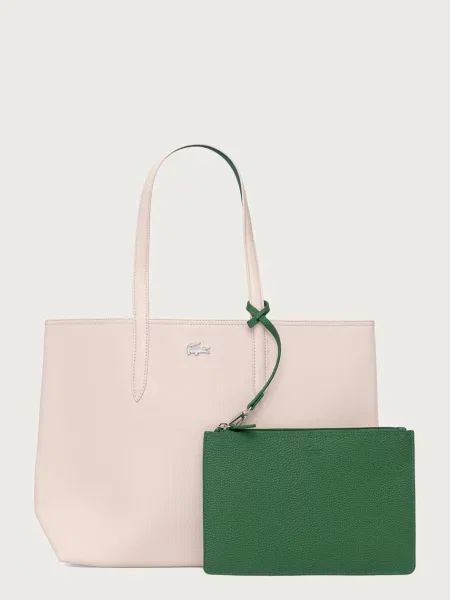 Shopperka Lacoste dwustronna beżowa