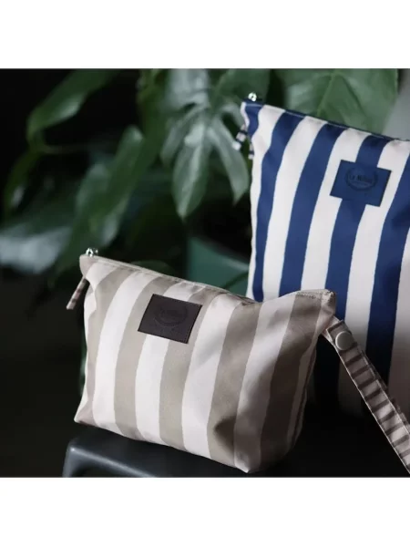 La Millou kozmetička torbica za djecu STRIPES BEIGE bež