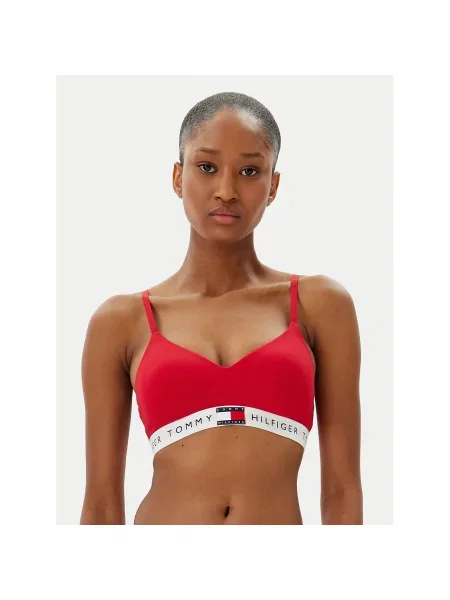 Tommy Hilfiger Underwear Nedrček LIFT / črna / bela rdeča