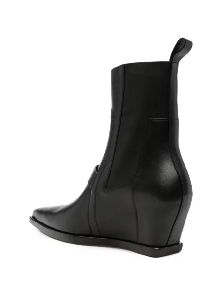 Botine Rick Owens cu pană negru