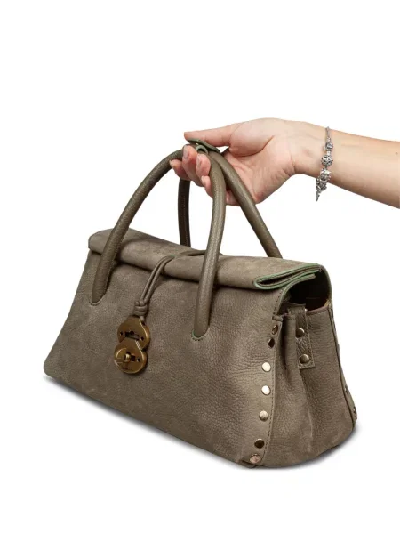 Geantă shopper Zanellato verde