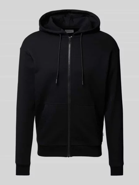Bluza rozpinana z kapturem model ‘BRADLEY’ Jack & Jones czarna