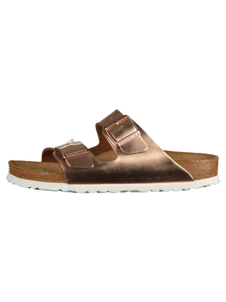 Šľapky BIRKENSTOCK Arizona Metallic Copper ružová