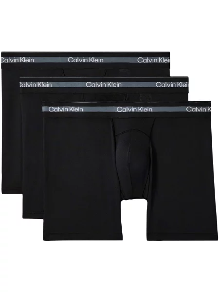 Boxeri Calvin Klein Boxer Brief Black XXL negru