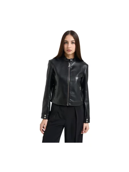 Kurtka jeansowa Patrizia Pepe czarna