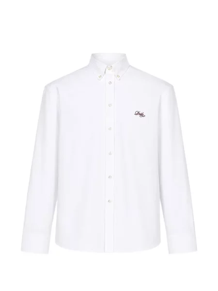 Cămașă Drole De Monsieur cu broderie alb