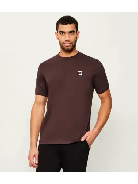 Karl Lagerfeld Tricou | regular fit maro