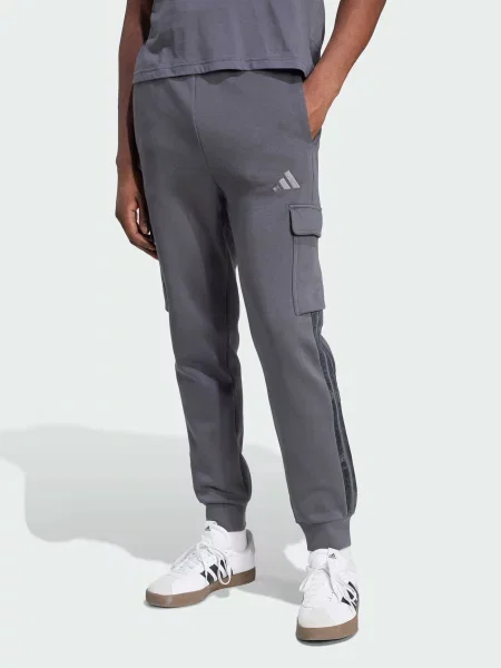 Джогери adidas комбінований верх сірий