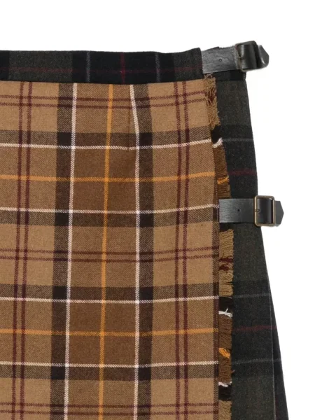 Fustă midi Barbour în carouri