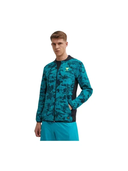 Bluza z kapturem Under Armour niebieska